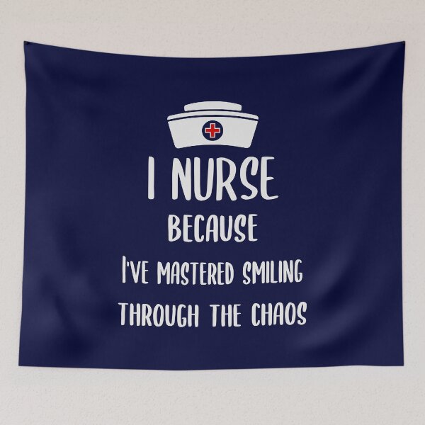 Item preview, I Nurse Because I've Mastered Smiling Through The Chaos designed and sold by zarshirts.
