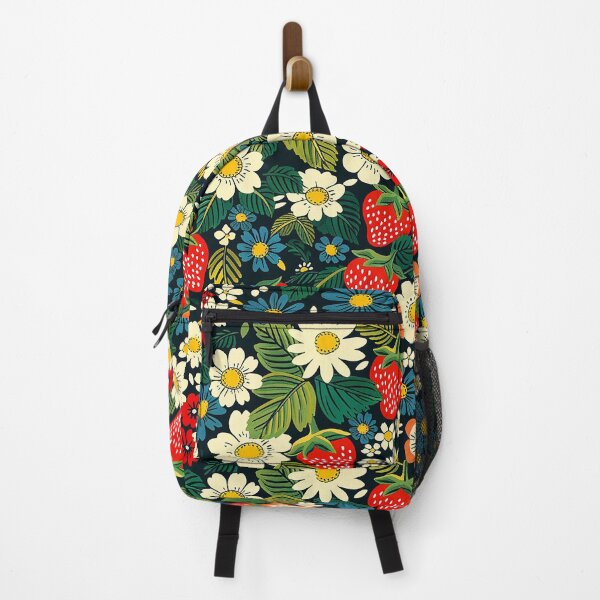 Item preview, Harvest of Nature: Strawberries and Wildflowers Illustration designed and sold by NikkofTime.