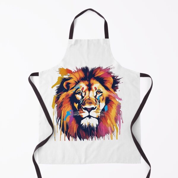Item preview, Colorful Lion Art Design: Unique Stylish Trending Design for Redbubble Products designed and sold by TRYKID.