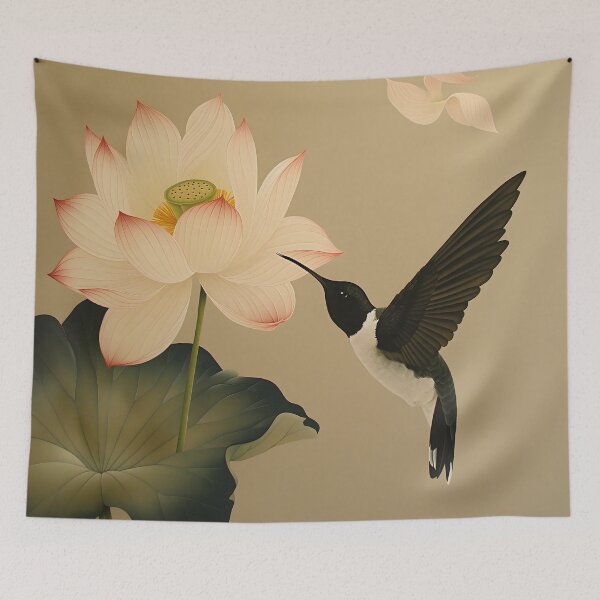 Item preview, A Bird's Lotus Encounter designed and sold by unimuse.