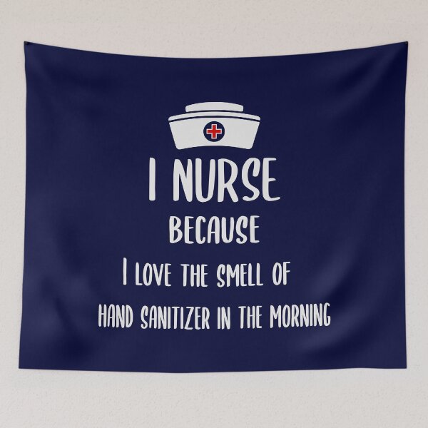 Item preview, I Nurse Because I love The Smell Of Hand Sanitizer In The Morning designed and sold by zarshirts.