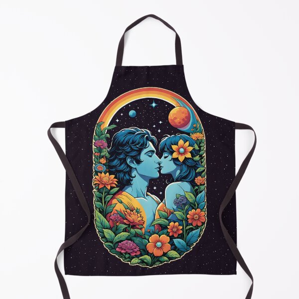 Item preview, Cosmic Love futuristic colorful starry background designed and sold by VanillaBlueSky.