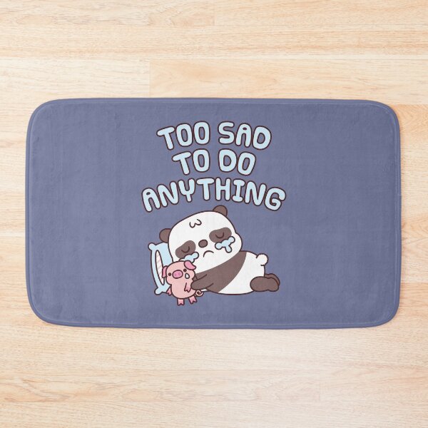 Item preview, Cute Crying Panda Too Sad To Do Anything designed and sold by rustydoodle.