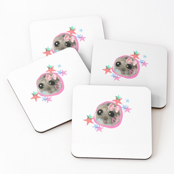 Item preview, Sad hamster, hamster, stars, sad hamster meme designed and sold by theherbst131313.