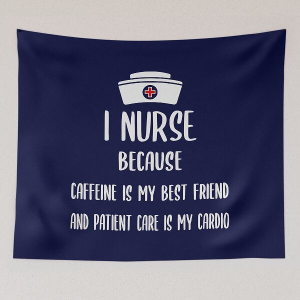 Item preview, I Nurse Because Caffeine Is My Best Friend And Patient Care Is My Cardio designed and sold by zarshirts.
