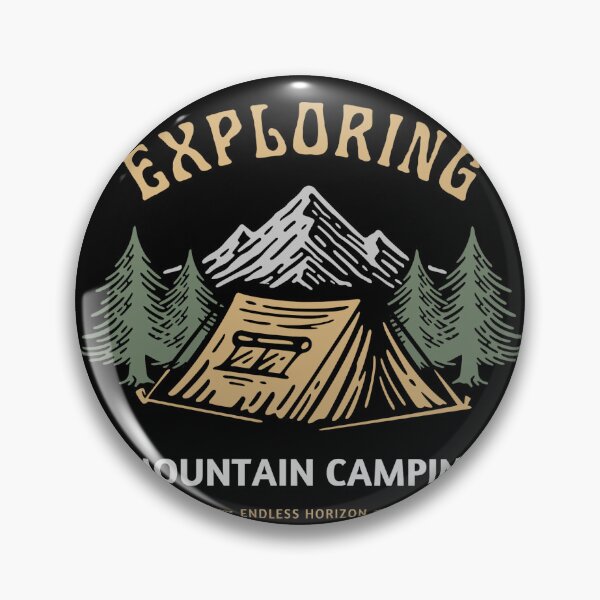 Item preview, Exploring Mountain Camping designed and sold by GraphicGroovy.