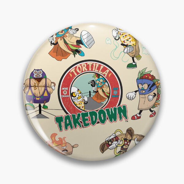 Item preview, Mexican Foods Mexican Wrestling from Tortilla Takedown designed and sold by LethalChicken.