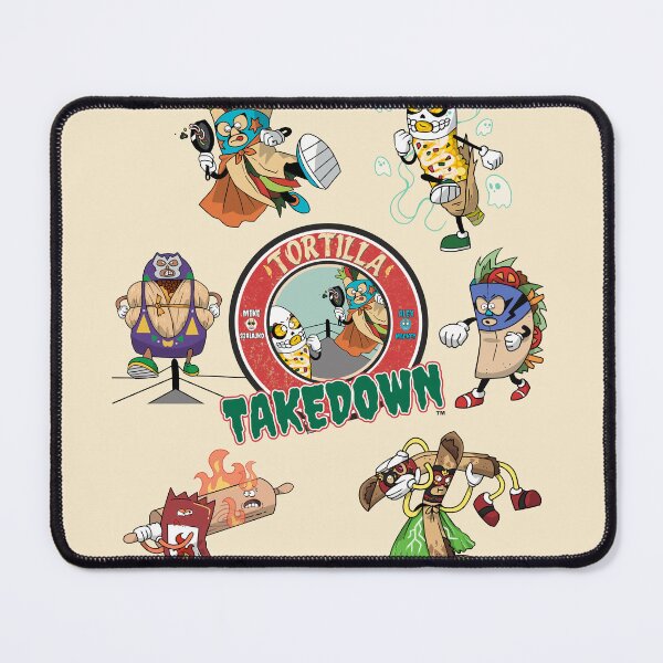 Item preview, Mexican Foods Mexican Wrestling from Tortilla Takedown designed and sold by LethalChicken.