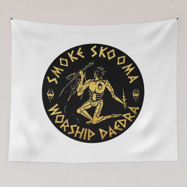 Item preview, Smoke Skooma Worship Daedra Logo designed and sold by pistorgrowl.