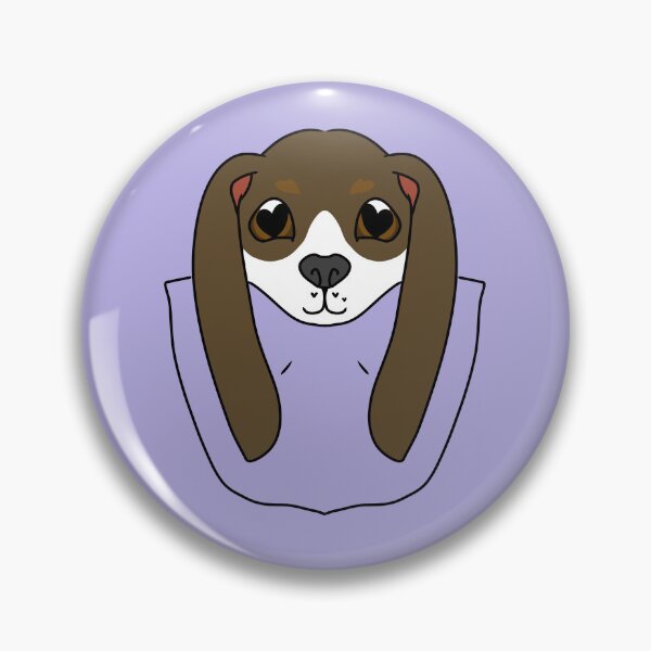 Item preview, Cute Beagle Puppy in a Pocket designed and sold by HugSomeNettles.