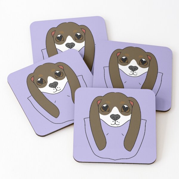 Item preview, Cute Beagle Puppy in a Pocket designed and sold by HugSomeNettles.