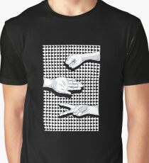 Rave Hands Rock Paper Scissors Graphic T-Shirt
