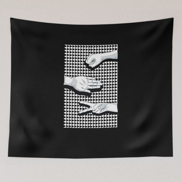 Item preview, Rave Hands Rock Paper Scissors  designed and sold by TeeTimeGuys.
