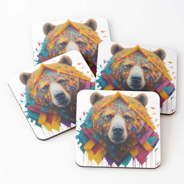 Item preview, Vibrant Bear Delight designed and sold by pawipat.