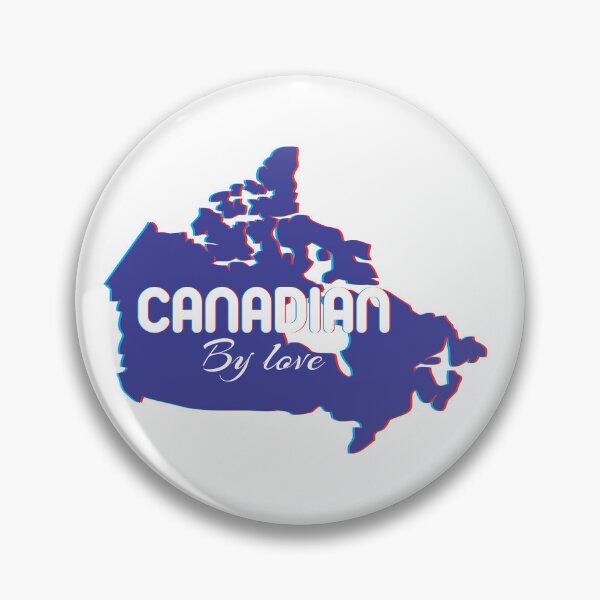 Item preview, CANADIAN BY LOVE BLUE MAP designed and sold by Inspiclothing.