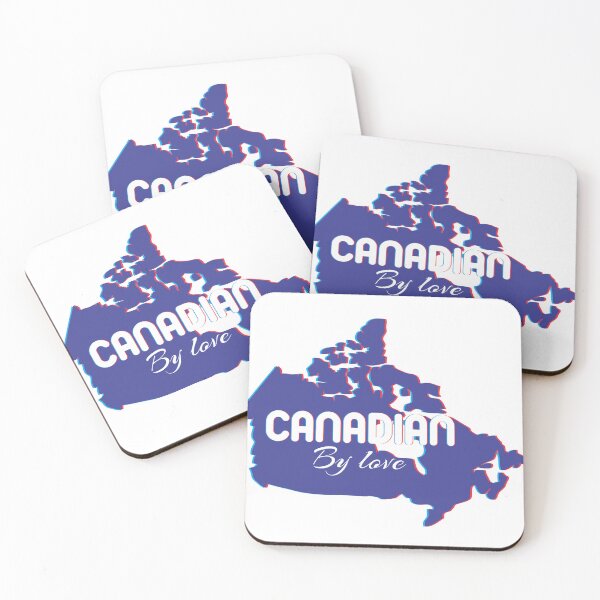 Item preview, CANADIAN BY LOVE BLUE MAP designed and sold by Inspiclothing.