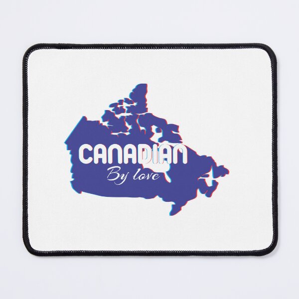 Item preview, CANADIAN BY LOVE BLUE MAP designed and sold by Inspiclothing.