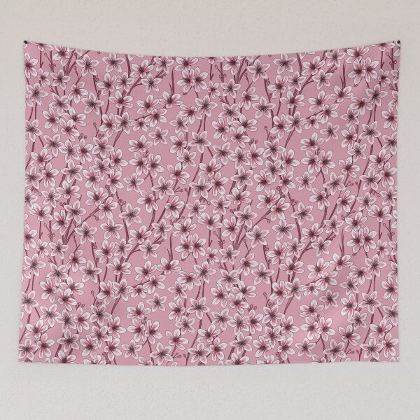 Item preview, Peach Tree  Flowers Pink Background  designed and sold by Carlo-Atzei.