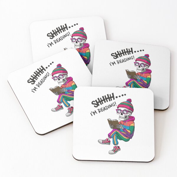 Item preview, Bookworm skeleton reading a book designed and sold by HandicraftArt.