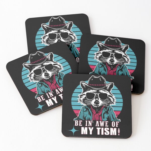 Item preview, Be in awe of my TISM autism awareness funny raccoon mental health design designed and sold by Jt41.