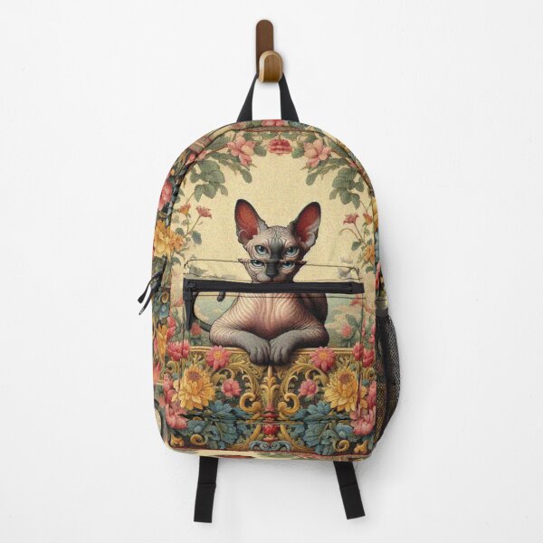 Item preview, Sphynx Cat in Flower Garden designed and sold by Illuministique.