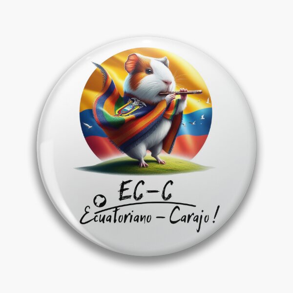 Item preview, Conejillo de India o cuy Ecuadoriano, represented the region of the Sierra with the colors and the escudo de Ecuador designed and sold by Alva-Allatino.