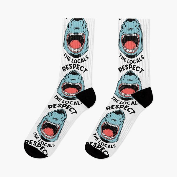 Item preview, Respect The Locals Shark Funny Earth Day Save Oceans designed and sold by GrandeDuc.