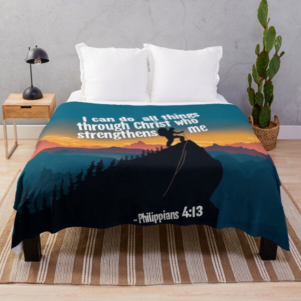 Item preview, Philippians 4:13 - I can do all things - Bible verse sticker designed and sold by Mephisto696.