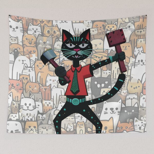 Item preview, Angry Pussy designed and sold by ramboe.