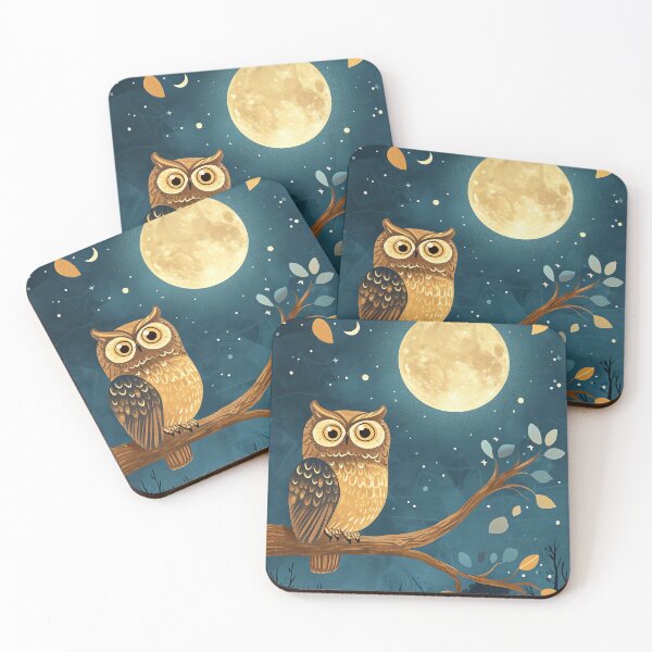 Item preview, Wise Night Owl designed and sold by cute-animals99.