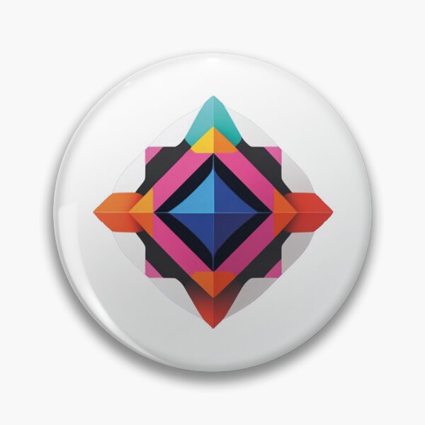 Item preview, Vibrant color world in the geometric universe designed and sold by Ink-Kreativ.
