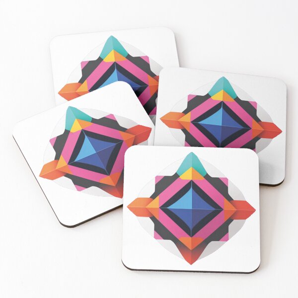 Item preview, Vibrant color world in the geometric universe designed and sold by Ink-Kreativ.