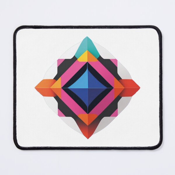 Item preview, Vibrant color world in the geometric universe designed and sold by Ink-Kreativ.