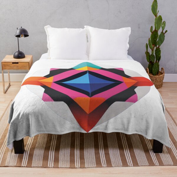 Item preview, Vibrant color world in the geometric universe designed and sold by Ink-Kreativ.
