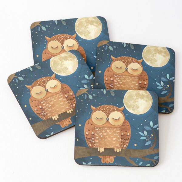 Item preview, Nighttime Owl designed and sold by cute-animals99.