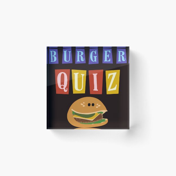 Item preview, Burger quizz new logo designed and sold by HowaMcCleary.