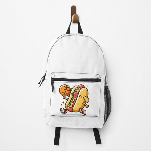 Item preview, Kawaii Hot Dog With Basketball designed and sold by CanvasCutie.