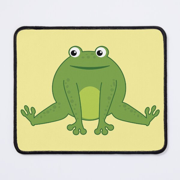 Item preview, Funny happy green cartoon cute thick frog designed and sold by NataliaVVV.
