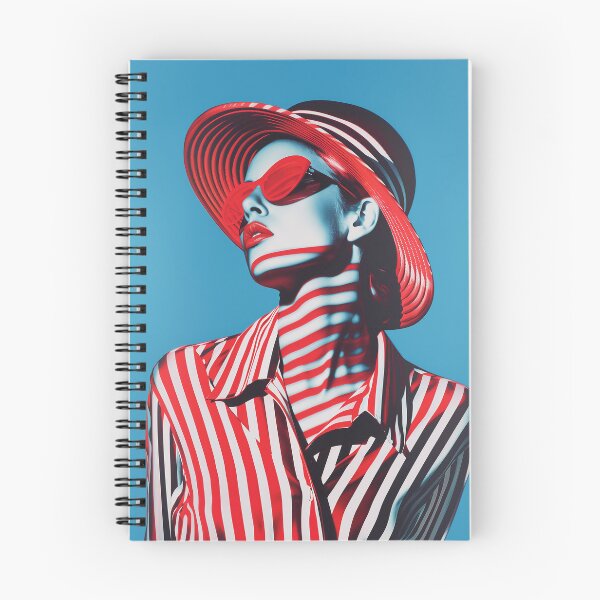 Item preview, High Contrast striped woman designed and sold by 33wolvesdesigns.