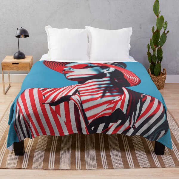 Item preview, High Contrast striped woman designed and sold by 33wolvesdesigns.