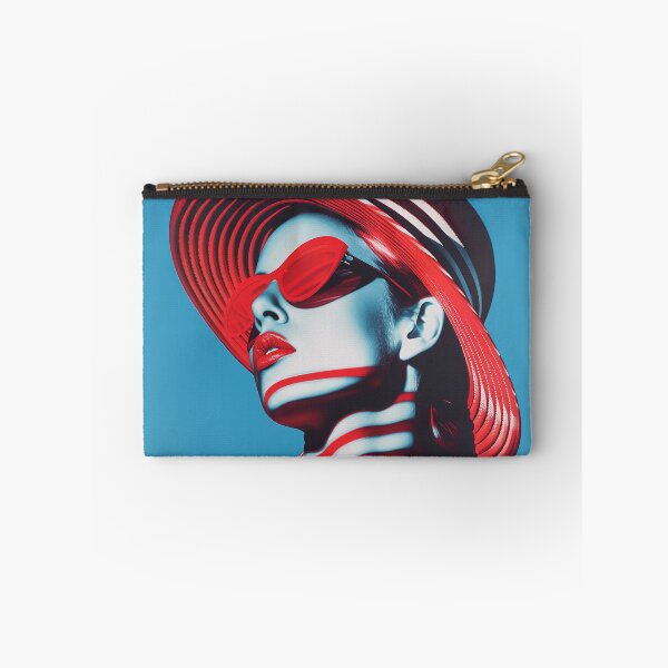 Item preview, High Contrast striped woman designed and sold by 33wolvesdesigns.