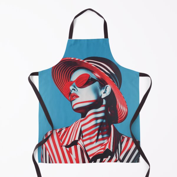 Item preview, High Contrast striped woman designed and sold by 33wolvesdesigns.