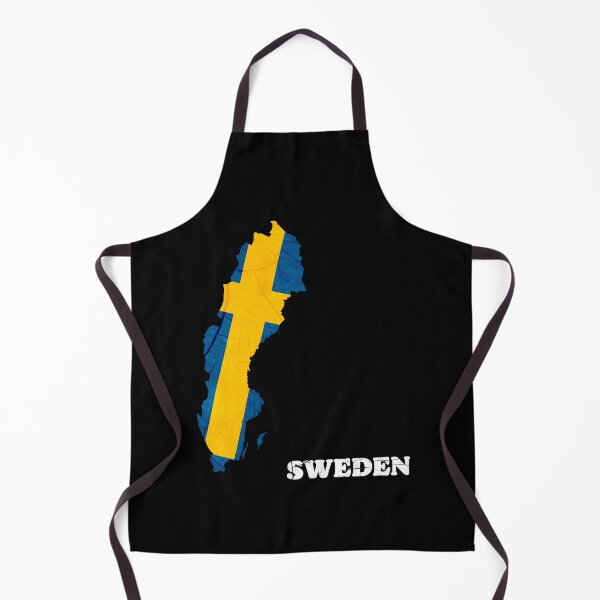 Item preview, Sweden Flag Map Wood Effect designed and sold by Blok45.