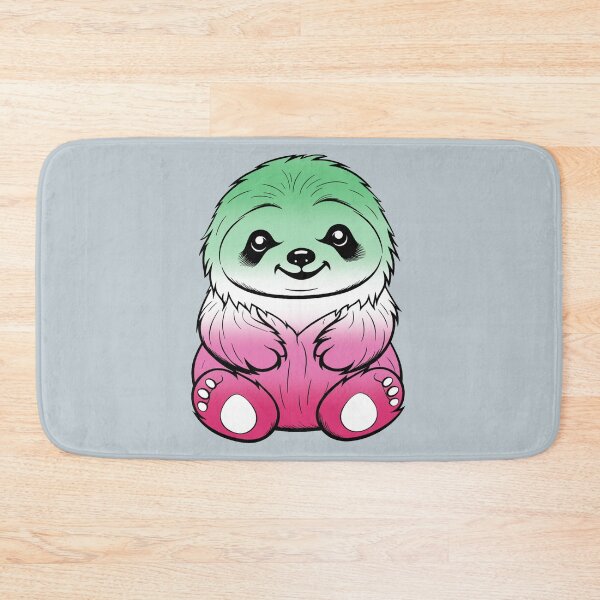 Item preview, Cute Abrosexual Pride Flag Sloth, Subtle Kawaii Abrosexual Sloth Design designed and sold by Travelslightly.