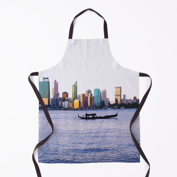 Item preview, Perth Australia with gondola designed and sold by NixPostcards.