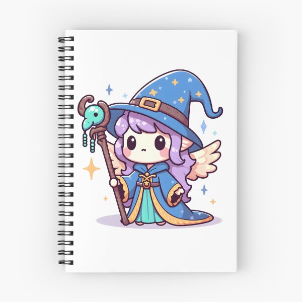 Item preview, Kawaii Bewitched Harpy With Wizard Robe designed and sold by CanvasCutie.
