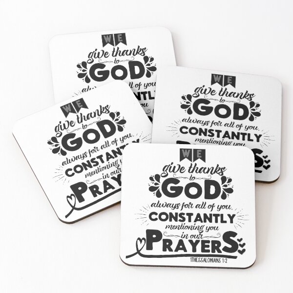 Item preview, 1 Thessalonians 1:2,Bible Verse , Christian Faith designed and sold by PrintMystique.