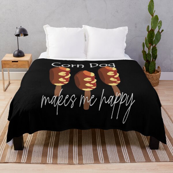 Item preview, Corndog Makes Me Happy designed and sold by Nisha Prabhu.