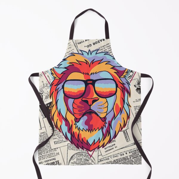 Item preview, Lion t-shirts, nature t-shirts, cute wild animal t-shirts, vintage style t-shirts. ,newspaper designed and sold by BeYourself1993.