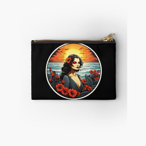 Item preview, Hawaii Vampire by the Ocean with Crimson Red Orchids designed and sold by NautiChic.